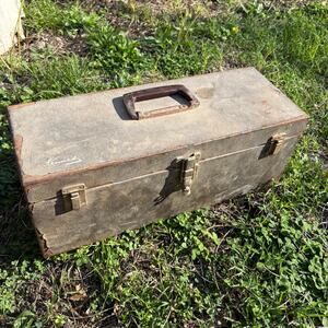 Machinist Toolbox Kennedy Kits S-19 346518 7x8x19” W/tray Brown